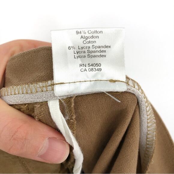 VTG RALPH LAUREN Trouser Straight Pant Tan 10 - Picture 8 of 11